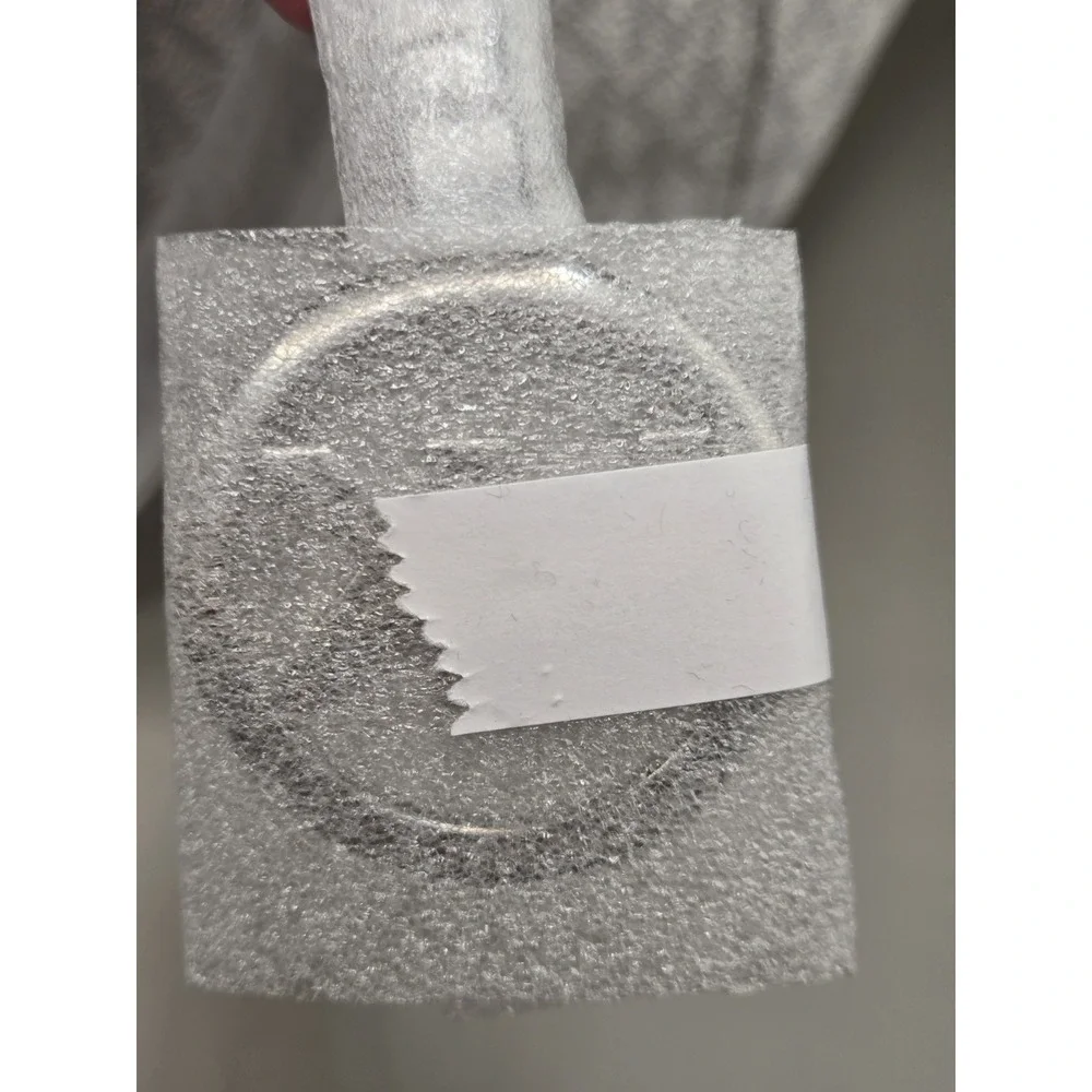 NWT Michael Kors Jet Set Travel Large Chain Shoulder Tote Silver MK Signature